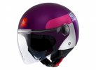 Jet čelada MT Helmets STREET S INBOARD C8 MATT BLUE XXS